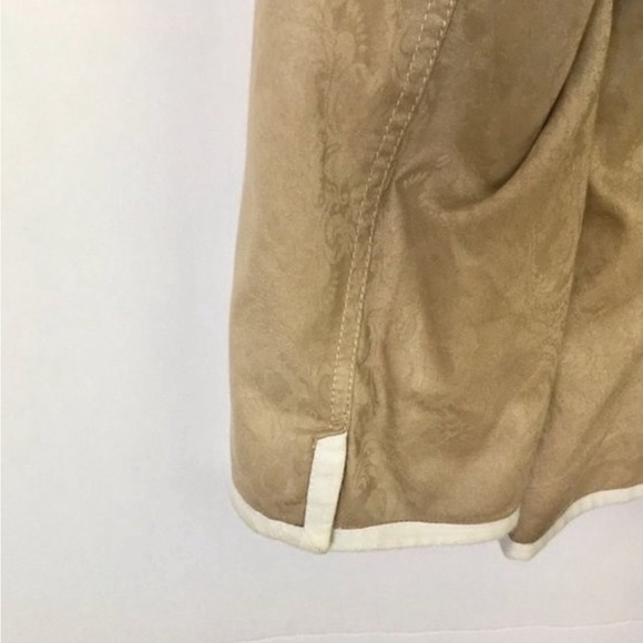 Guess Tan White 100% Cotton Blazer Jacket Size XL. - Picture 8 of 9